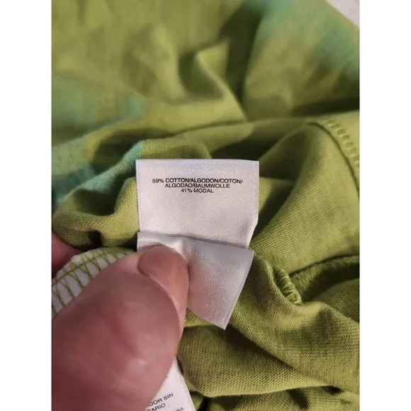 NWT Jones New York Sport Pleated Sleeveless Top in Green Apple Sz S - Picture 6 of 7